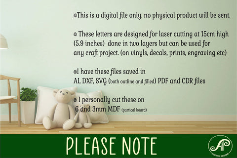 Wild flower alphabet letter set. 2 layer 50 letters. SVG APInspireddesigns 