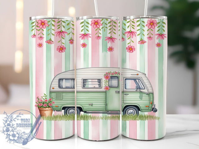 Wild & Free Boho Camper Tumbler, Floral Camper Wrap, Bohemian Tumbler Design, Hippie Camper Sublimation, Boho RV Tumbler PNG, Wild And Free Wrap, Vintage Camper Tumbler Sublimation ToriDesigns 