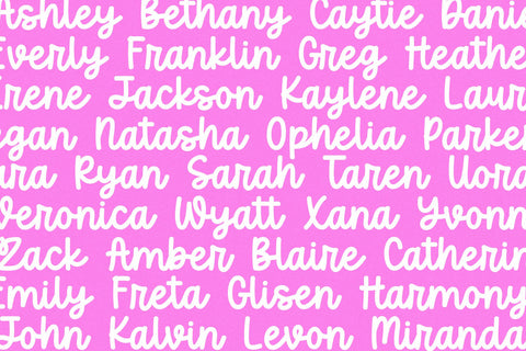 Wild Grace - Cute Script Font Font KA Designs 