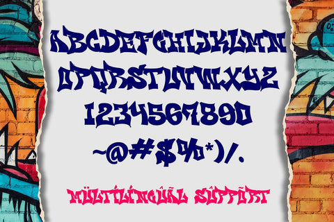 Wild Graf - Urban Graffitti Font Font Mozzatype 