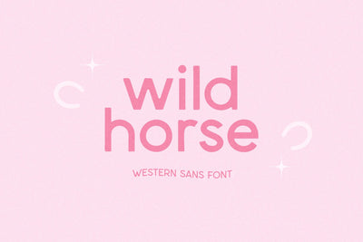 Wild Horse - Western Sans Font Font KA Designs 