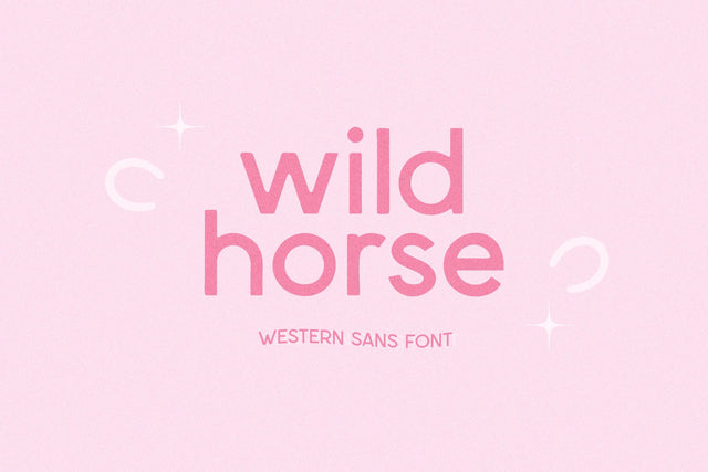 Wild Horse - Western Sans Font Font KA Designs 