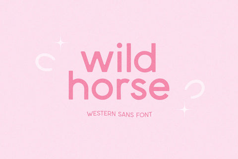 Wild Horse - Western Sans Font Font KA Designs 