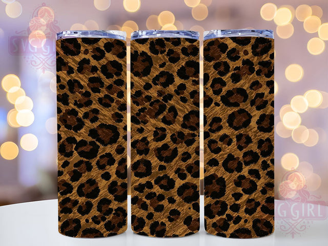 Wild Leopard Print Tumbler Wrap, Animal Print Wrap, Wild Leopard Design, Cheetah Skin Mug, Trendy Safari Cup, Exotic Pattern Tumbler, Sublimation Tumbler Wrap Sublimation SvggirlplusArt 