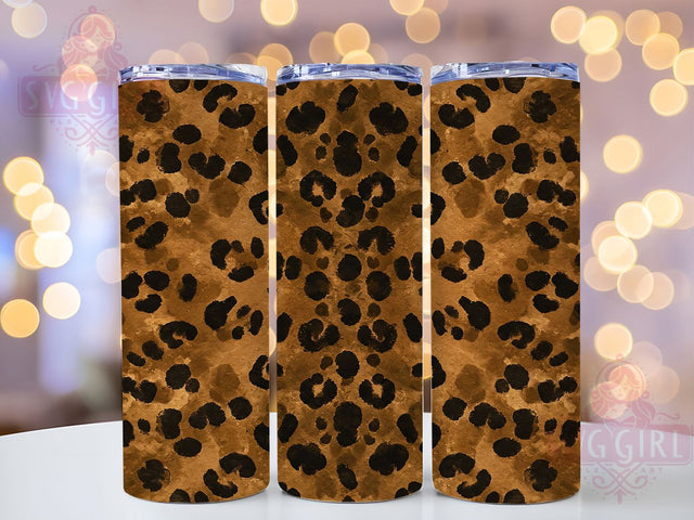 Wild Leopard Print Tumbler Wrap, Animal Print Wrap, Wild Leopard Design, Cheetah Skin Mug, Trendy Safari Cup, Exotic Pattern Tumbler, Sublimation Tumbler Wrap Sublimation SvggirlplusArt 