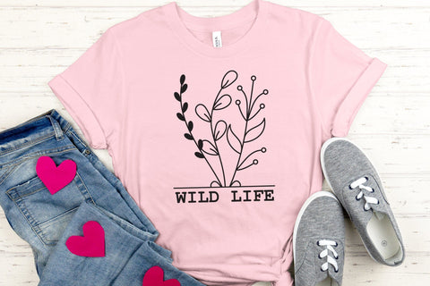 Wild Life - Floral SVG - Wildflower Quote SVG SVG CraftLabSVG 