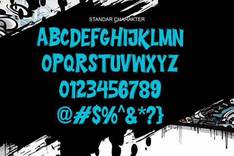 Wild Lines - Straight Urban Graffiti Font Font Mozzatype 