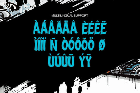 Wild Lines - Straight Urban Graffiti Font Font Mozzatype 