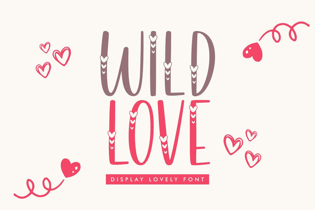 Wild Love - Lovely Girly - Cute Font Font Jimtype Studio 