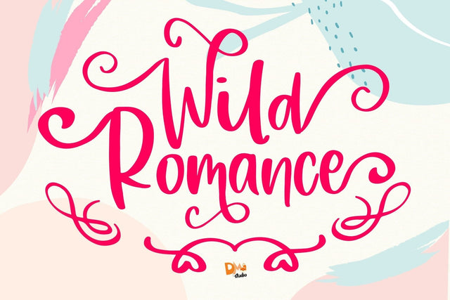 Wild Romance Font Dm Letter Studio 