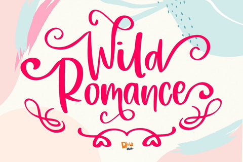 Wild Romance Font Dm Letter Studio 