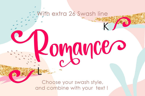 Wild Romance Font Dm Letter Studio 