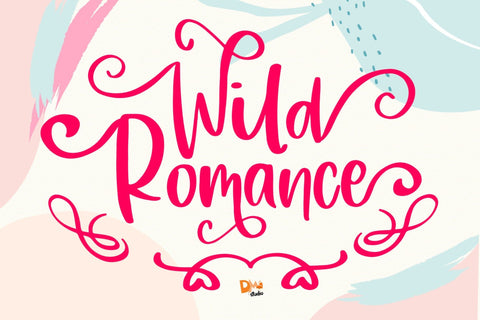 Wild Romance Font Dm Letter Studio 