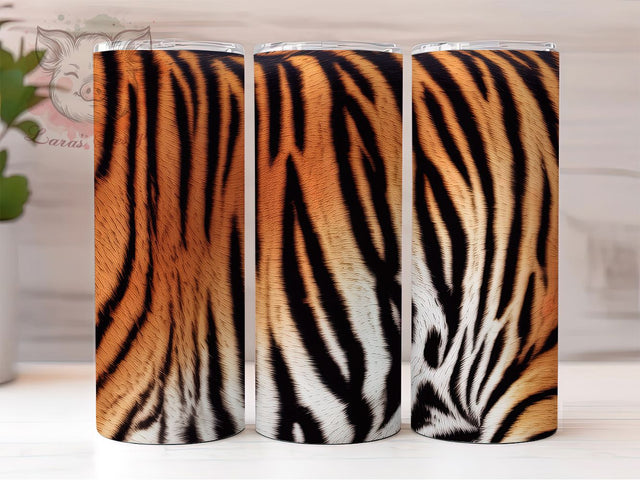 Wild Safari Tiger Print Tumbler Wrap, Tiger Pattern Design, Wild Stripe Pattern, Safari Print Wrap, Exotic Animal Print, Tiger Texture Art, Animal Skin Design Sublimation Lara' s Designs 
