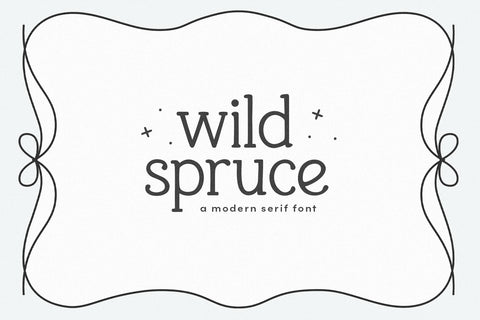 Wild Spruce - Handwritten Serif Font Font KA Designs 