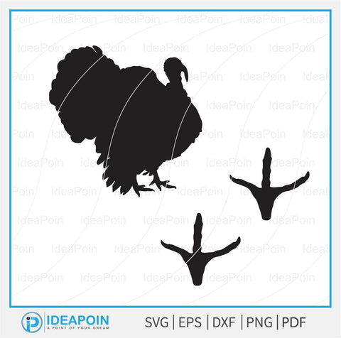Wild Turkey Shapes svg, Turkey Bundle SVG, Turkey SVG, Turkey Vector, Turkey Clipart, Turkey Silhouettes SVG, Turkey Track svg, Wild Turkey SVG Dinvect 