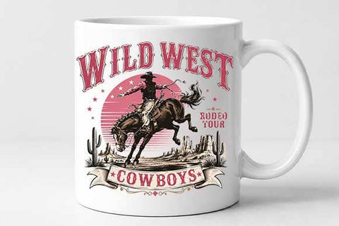Wild West Cowboy PNG | Western Rodeo Digital Download SVG BillahCrafts 