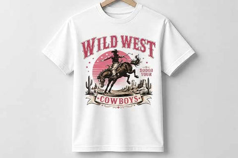 Wild West Cowboy PNG | Western Rodeo Digital Download SVG BillahCrafts 