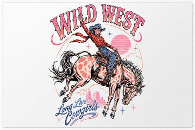 Wild West Long Live Cowgirls Bucking Horse Sublimation PNG SVG BillahCrafts 