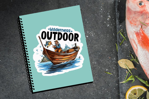 Wilderness outdoor Sticker Design Sublimation Regulrcrative 