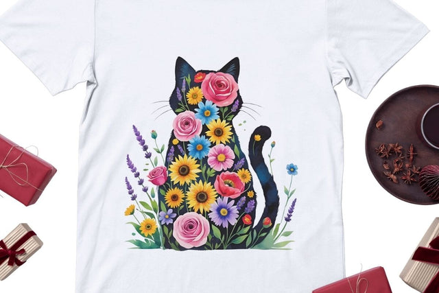 Wildflower Cat Sublimation Nurstore 