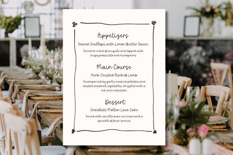 Wildflower Font Cotton White Studio 