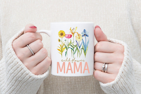 Wildflower Mama | Flower Quote Sublimation Sublimation CraftLabSVG 