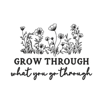Wildflower Meadow Machine Embroidery Design, 5 sizes, Instant Download Embroidery/Applique DESIGNS Nino Nadaraia 