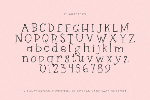 Wildflower Petals Serif Font Beck McCormick 