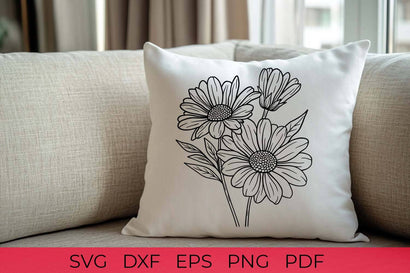 Wildflower SVG File | Daisy SVG File SVG Irina Ostapenko 