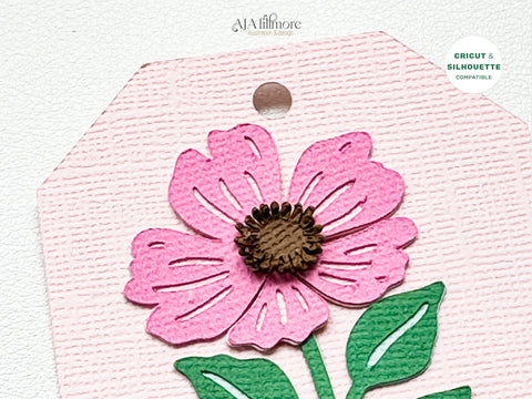 Wildflower Tag SVG Set SVG Aja Nicole Designs 
