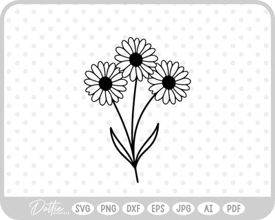 Wildflowers SVG DottieDigitals 