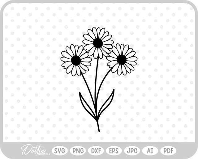 Wildflowers SVG DottieDigitals 