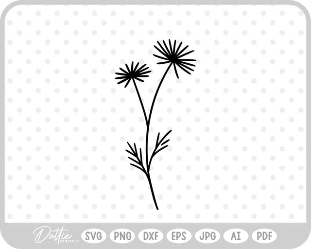 Wildflowers SVG DottieDigitals 
