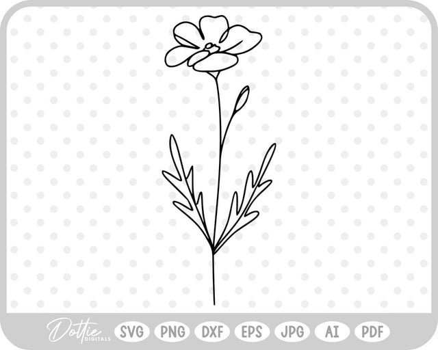 Wildflowers SVG DottieDigitals 