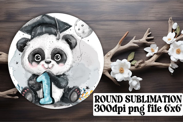 Wildlife Graduation Circle Cap Design keychain Sublimation afrosvg 