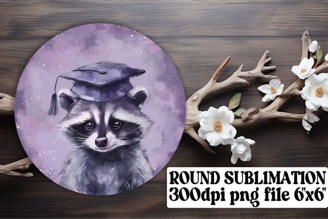 Wildlife Graduation Circle Celebration Design keychain Sublimation afrosvg 