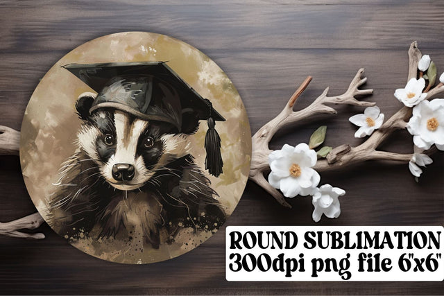 Wildlife Graduation Circle Celebration PNG keychain Sublimation afrosvg 