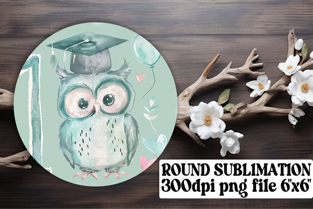 Wildlife Graduation Circle Portrait Sublimation PNG keychain Sublimation afrosvg 