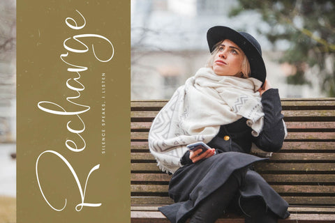 Wildlife Nature - Freestyle Stylish Font Font Letterena Studios 