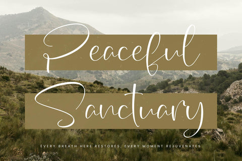 Wildlife Nature - Freestyle Stylish Font Font Letterena Studios 