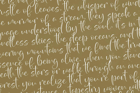 Wildlife Nature - Freestyle Stylish Font Font Letterena Studios 