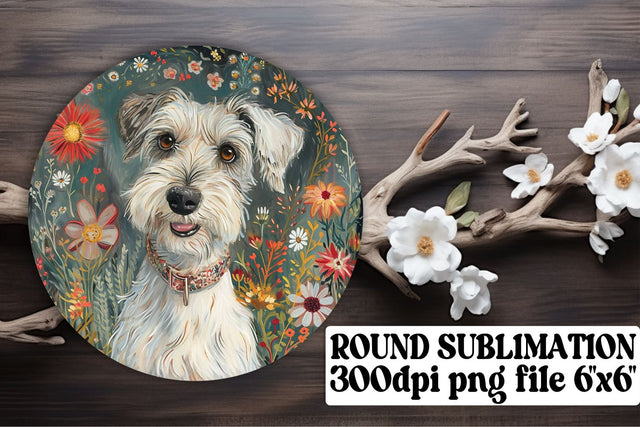 Wildlife Petal Circle Coaster Series Sublimation afrosvg 