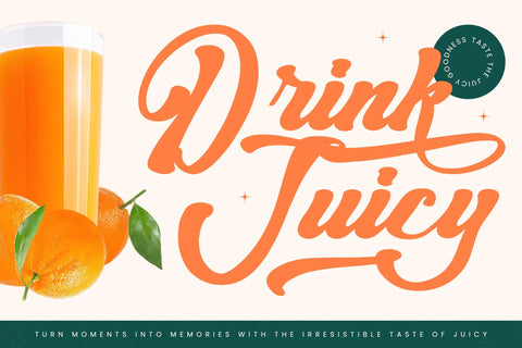 Wildtrip Nature - Modern Bold Script Font Letterena Studios 