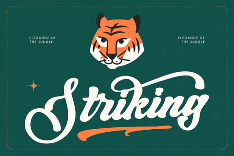 Wildtrip Nature - Modern Bold Script Font Letterena Studios 