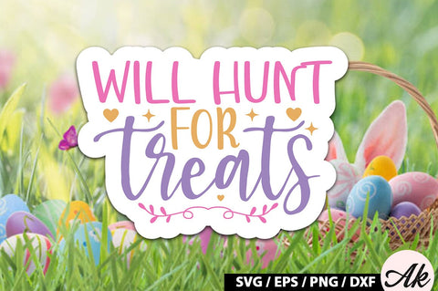Will hunt for treats SVG Stickers SVG akazaddesign 