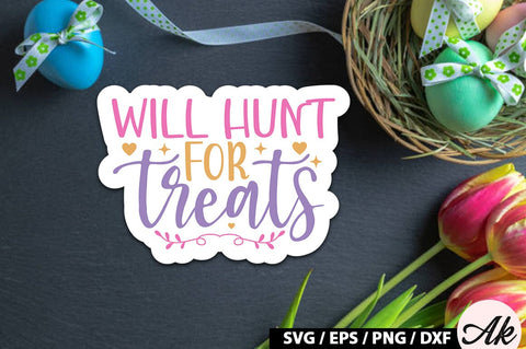 Will hunt for treats SVG Stickers SVG akazaddesign 
