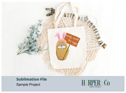 WIll Work For Eggs SVG PNG Cut EPS File SVG HarperNCo 