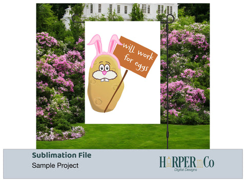 WIll Work For Eggs SVG PNG Cut EPS File SVG HarperNCo 