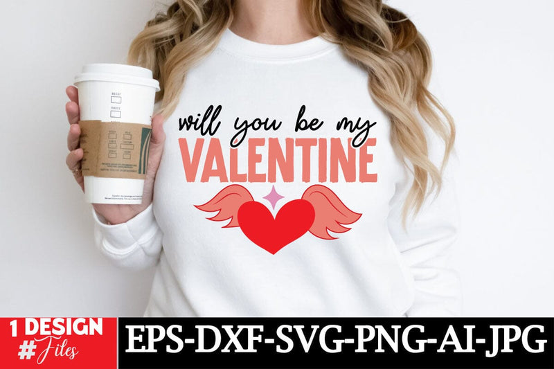 Will You Be My Valentine SVG Cute File SVG Insomnia Std 